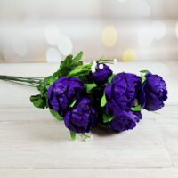 Букет півонії на 9 голів фiолетовий SV-036