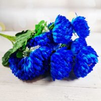 Букет хризантеми на 13 голів синiй SV-034