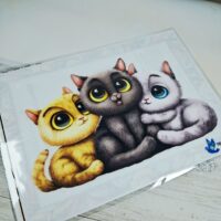 Термоналіпка декоративна ТН 1242 Котики 21*28см