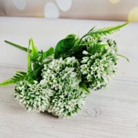 Кущ Далії 40см Бiло-зелений НТ355/2