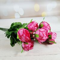 Букет півонії на 9 голів рожевий SV-036