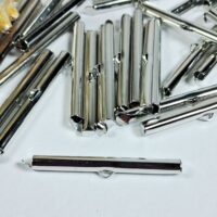 Кінцевики зажимні для браслетів 40*4мм сталь 1пара 36844