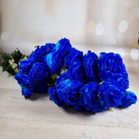 Букет півонії ГІГАНТ на 48 голів блакитний яскравий SV-057