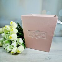 Коробочка Трапеція самозбірна 20*18см пудрова 30019