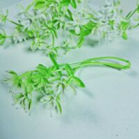 Добавка пластик зелено-белая 10см D-40