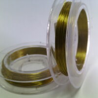 Проволока d 0,3мм 10 м золотая VYA