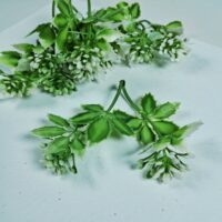 Добавка пластик двойная зелено-белый 8,0см 10шт D-71