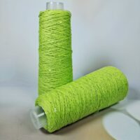 Інфініті Ярн (Infinity Yarn) 100г/800м Паєтка 3мм на котоні 225 салатовий