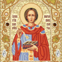 Маричка НИК-5308 Св. Пантелеймон Целитель, набор для вышивания бисером