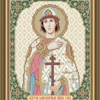 ArtSolo VIA 4143 Св. Глеб, схема под бисер