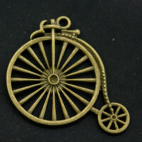 Кулон Велосипед, Металл, 53*46,5мм, Бронза, 5шт