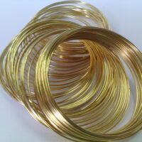 Проволка с памятью 55мм золото 5157