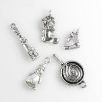Кулоны Новогодние Микс, Античное Серебро 10шт