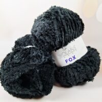 Воланс Фокс (Wolans Yarns Fox) 100г/100м 110-10 чорний
