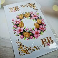 Бісер Арт Рушник великодній з принтом 30*48см 3048-7707