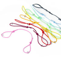 Основа для браслета эласт Шнур 130мм, Микс 5шт