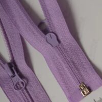 Блискавка спіраль Т5 80см св. бузок 1б s9999