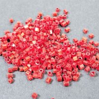 Бісер Чехія 845-10/0-95081 червоний сатиновий 25г