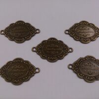 Фурнитура металлическая Handmade бронза 40мм 160315