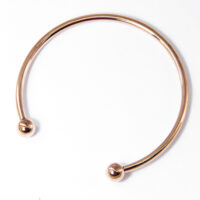 Основа под Евробраслет Латунь 70мм, Розовое Золото