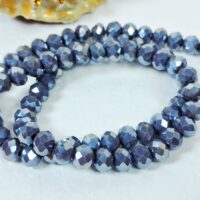 Скло 6мм 80-85мм з переливом темний лавандовий матовий 06069ab