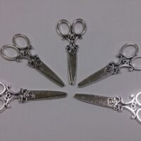 Фурнитура металлическая Ножницы 60мм серебро 199354