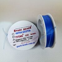 Бісерна нитка Spark Beads Tytan100 0,1мм 100м №2658 синя