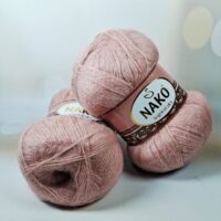 Нако Ангора Люкс (Nako Angora Lux) 100г/550м 1424 корал