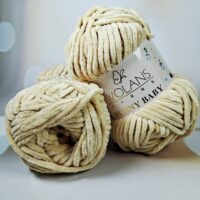 Воланс Бані бебі (Wolans Yarns Bumy Baby) 100г/120м 100-80 св беж