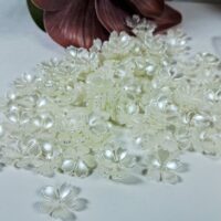 Намистини обіймачі 1,5см екрю 20шт