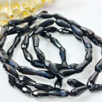 Скло крапля 4*9мм 65-68шт чорна 36818