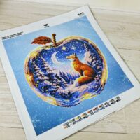 Virena КВ-3019 Лисиця в скляному яблуці, схема для вишивки бісером