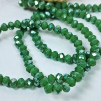 Скло 4мм 110-115шт з переливом салатовий матовий 04063ab