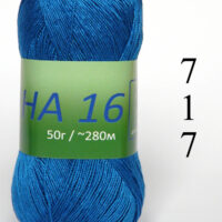 Скло 4мм 110-115шт блакитний матово-прозорий 04048-1