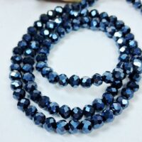 Скло 4мм 110-115шт з переливом темно синiй матовий 04062ab