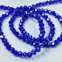 Скло 4мм 110-115шт з переливом св блакитний прозорий 04014-1ab