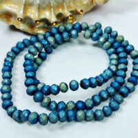 Скло 4мм 110-115шт матовий зелений металiк 04465