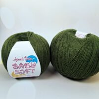 Аванті Ярн Бебi Софт (Avanti Yarn Baby Soft) 50г/700м G023 хакi