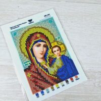 Virena А6Р-016 БМ Казанська, схема для вишивки бісером