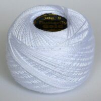 Майорка 4мм 215шт 75см бiла скло 24995