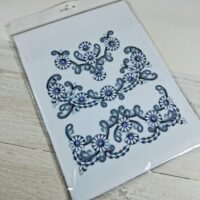 Virena РВМ-027 Рушник весільний в блакитному, намистини для вишивки