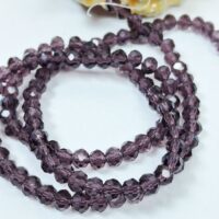 Скло 4мм 110-115шт аметистовий прозорий 04020