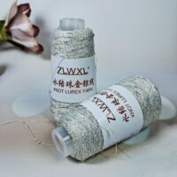Китай KNOT YARN Шишибрики 50г/500м 61 сiрий Вузликовий люрекс