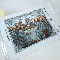 Virena А4Р-587 Таємна вечеря в сріблі, схема для вишивки бісером