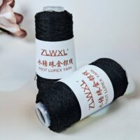 Китай KNOT YARN Шишибрики 50г/500м 08 чорний Вузликовий люрекс