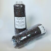 Інфініті Ярн (Infinity Yarn) 100г/800м Паєтка 3мм на котоні 726 шоколад