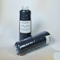 Інфініті Ярн (Infinity Yarn) 100г/800м Паєтка 3мм на котоні 211 графiт