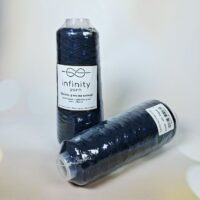 Інфініті Ярн (Infinity Yarn) 100г/800м Паєтка 3мм на котоні 05 темно-синiй