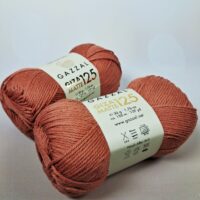 Газзал гіза матовий 125 (Gazzal Giza Matte) 50г/125м 5590 морква