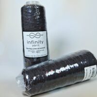 Інфініті Ярн (Infinity Yarn) 100г/800м Паєтка 3мм на котоні 121 коричневий з шоколадом